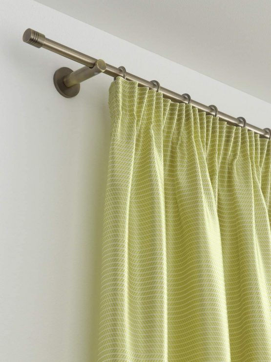 Gardinia Cylinder 2 x End Piece Curtain Technique Diameter 16 mm, Brass Antique, Ø - Image 2