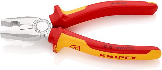 KNIPEX Combination Pliers 1000V-insulated (200 mm) 03 06 200 - Image 2