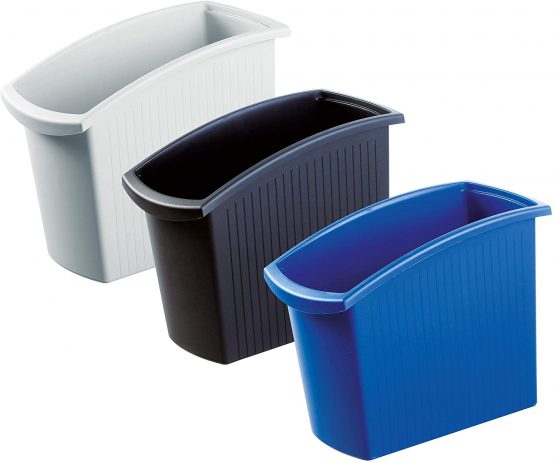HAN 1840-13, MONDO waste bin. Trendy, ergonomic, rectangular and slim, 18 litres, black - Image 2
