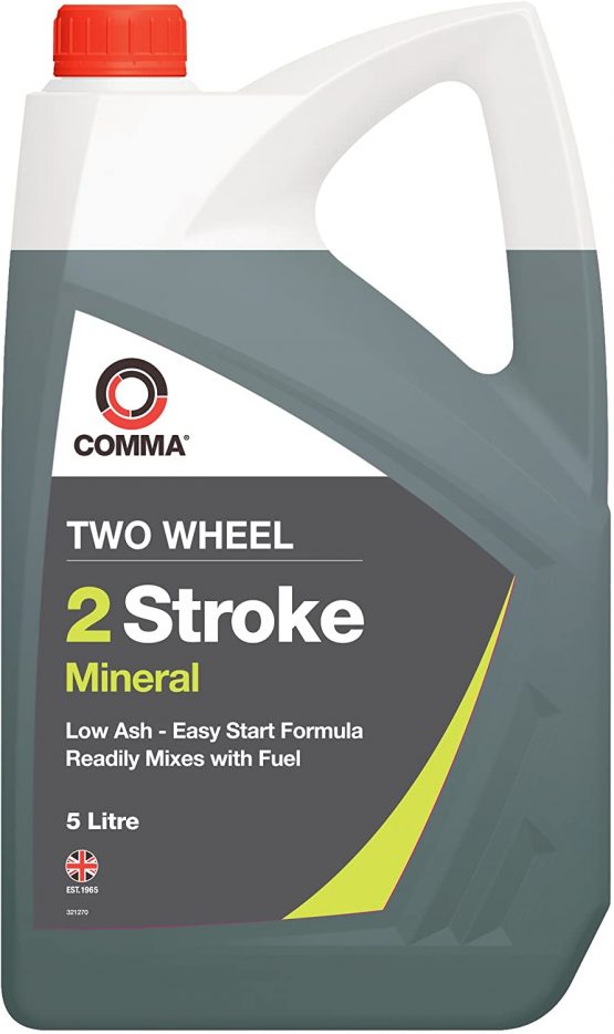 Comma TST5L 5L Two Wheel 2 Stroke Mineral Motor Oil - white