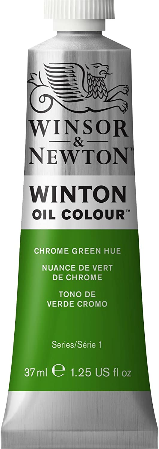 Winsor & Newton Winton, Chrom Grün Farbton, 37ml Tube, Green, 37 ml (Pack of 1)