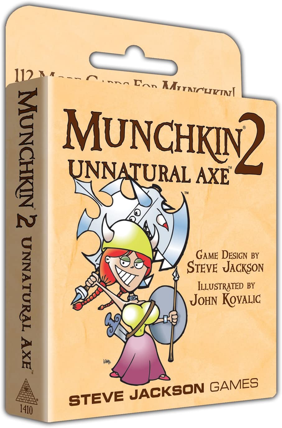 Steve Jackson Games - Munchkin: Expansion 2 Unnatural Axe - Board Game, Multicolor, 2.5 x 3.5 inches