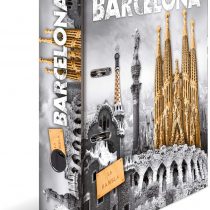 HERMA Lever Arch File Trend Cities with Barcelona Motif, A4, 70 mm Spine, with Inner Print, 1 Folder