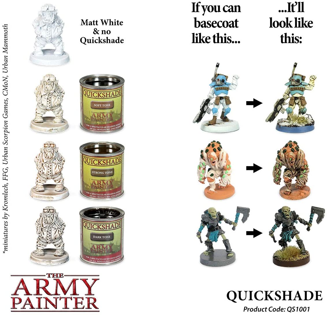 The Army Painter Quickshade Dip Dark Tone, for Quickly Dipping and Shading Entire Wargaming Armies - Image 4