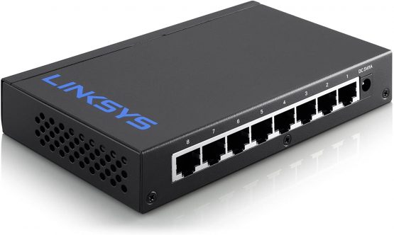 Linksys LGS108 Business 8 Port Desktop Gigabit Unmanaged Network Switch
