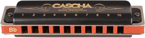Cascha Harmonica Bb-Major beginners and advanced - High-quality 10-hole diatonic harmonica excellent sound - perfect storage and maintenance with blues harmonica softcase and cleaning cloth - Image 4