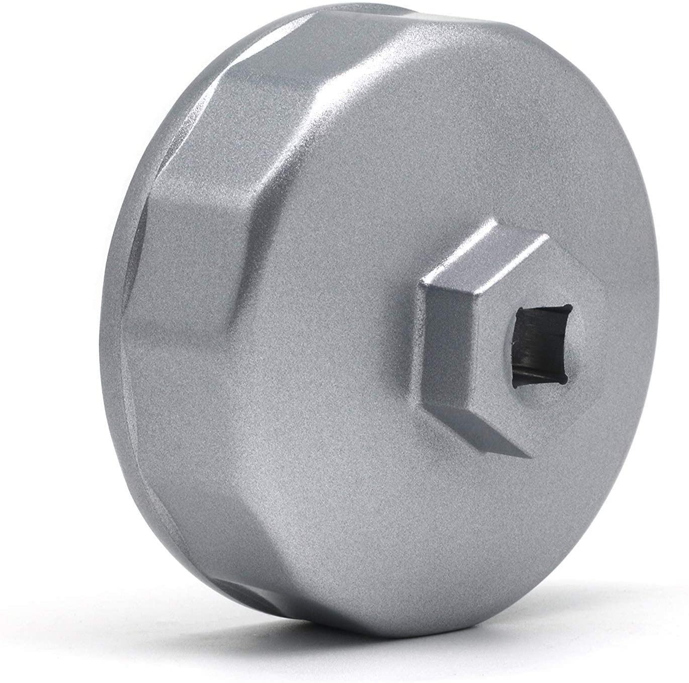 Wadoy Oil Filter Wrench 74mm, 14 Flute Oil Filter Wrench for 2.3L 2.5L Car Engine or Other Similar Types Car Oil Filter Wrench Socket Remover Tool - Image 4
