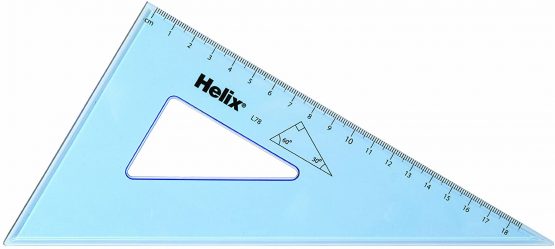 Helix 21cm 60 degree Set Square (Box of 25)