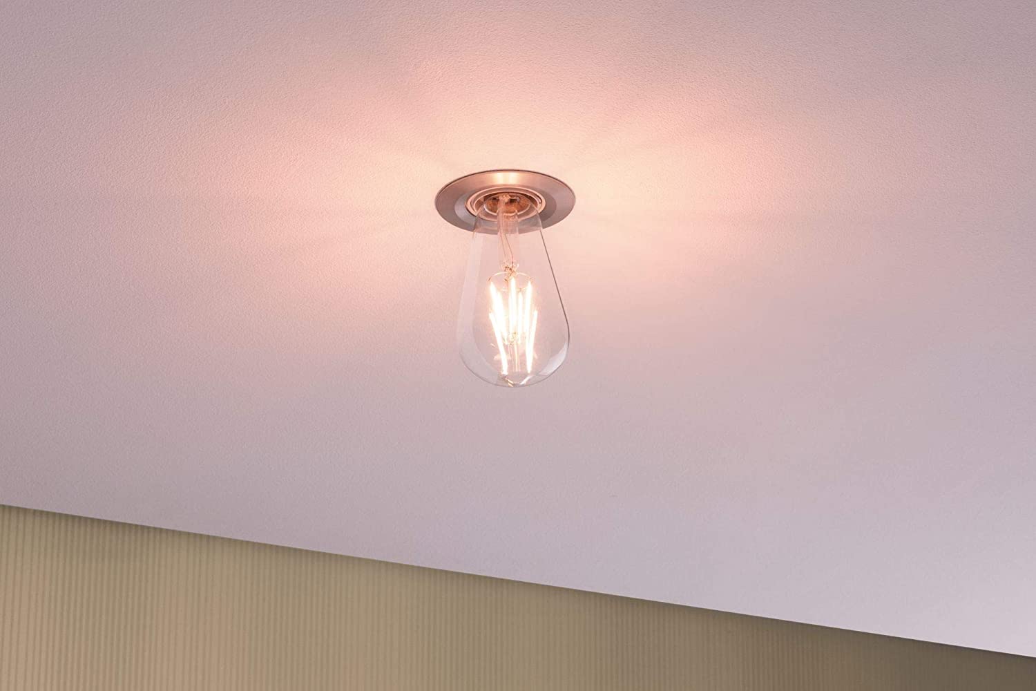 Paulmann 28703 LED Filament lamp ST64 7.5 watts lamp dimmable Clear 2700 K Warm White E27, 1 Stück (1er Pack) - Image 4