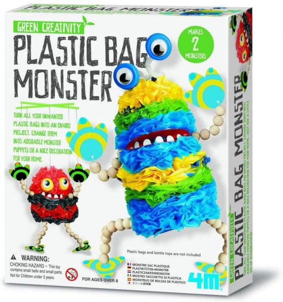 4M Green Creativity Plastic Bag Monster
