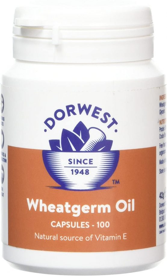 DORWEST HERBS Wheatgerm Oil Capsules for Dogs and Cats 100 Capsules