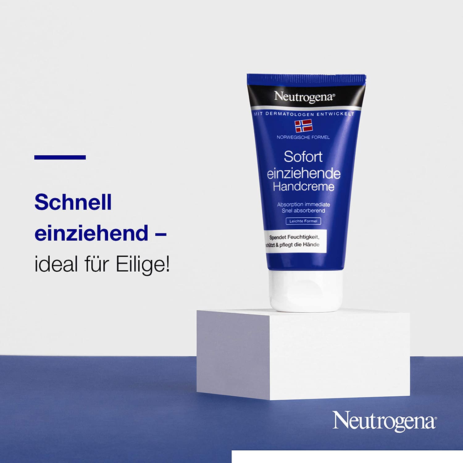 Neutrogena Norwegian Formula Instant Absorbent Hand Cream, 1 x 75 ml, 75 ml (Pack of 2) - Image 4