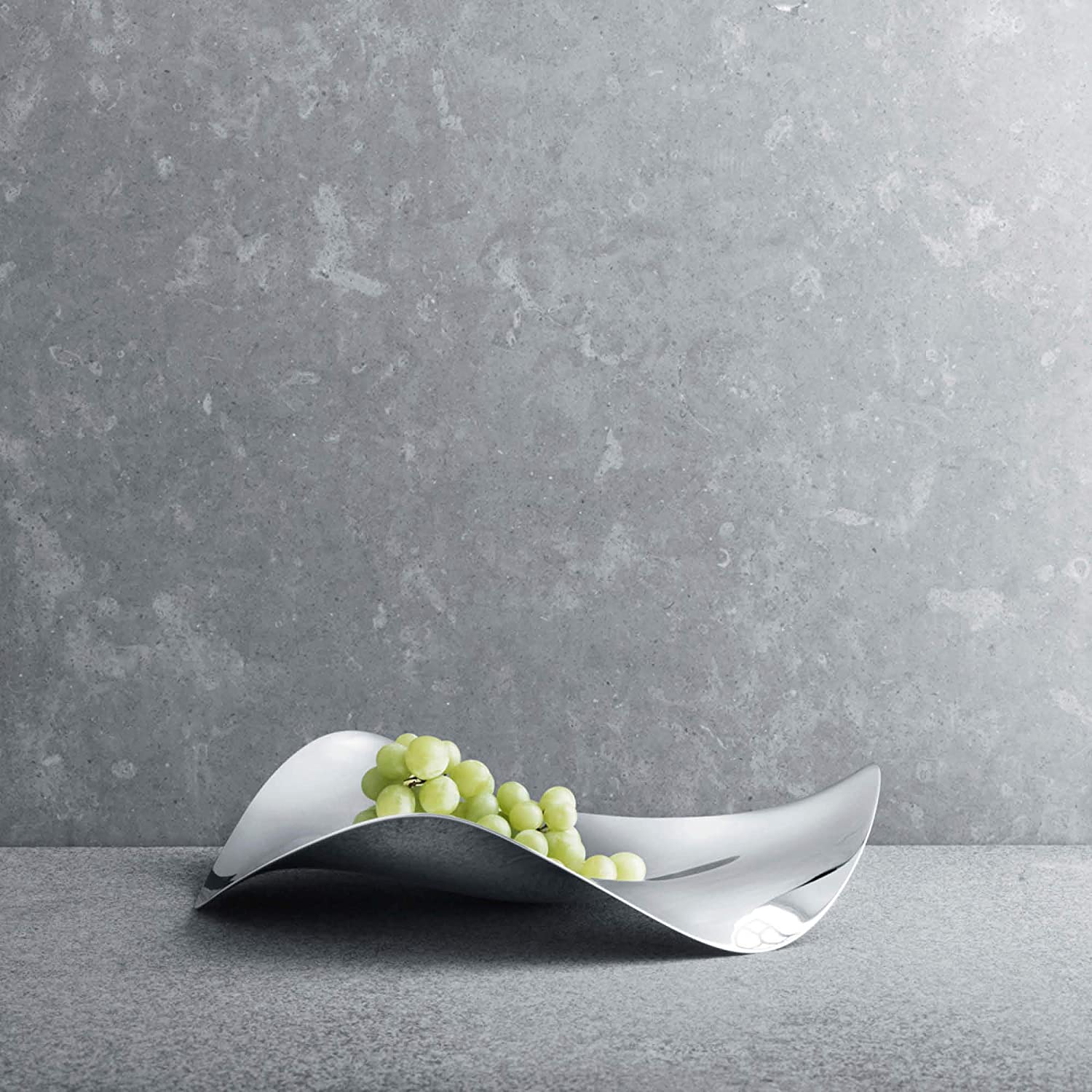 Georg Jensen Cobra Tray - Mirror Polished Stainless Steel - Designed by Constantin Wortmann - Stylish Serving Tableware - Image 4