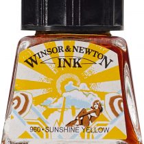 Winsor & Newton 14ml Drawing Ink Bottle - Sunshine Yellow