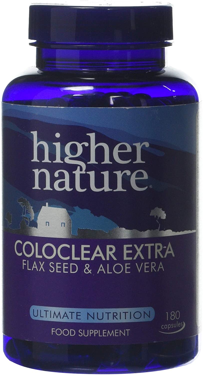 Higher Nature Coloclear Extra with Added Fibre Capsules Pack of 180