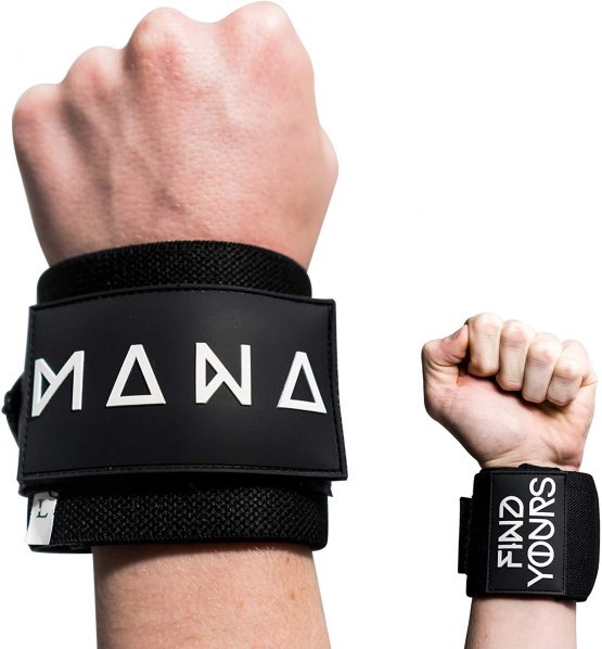 MANA Wrist Wraps 18″ Weightlifting Wrist Straps Innovative