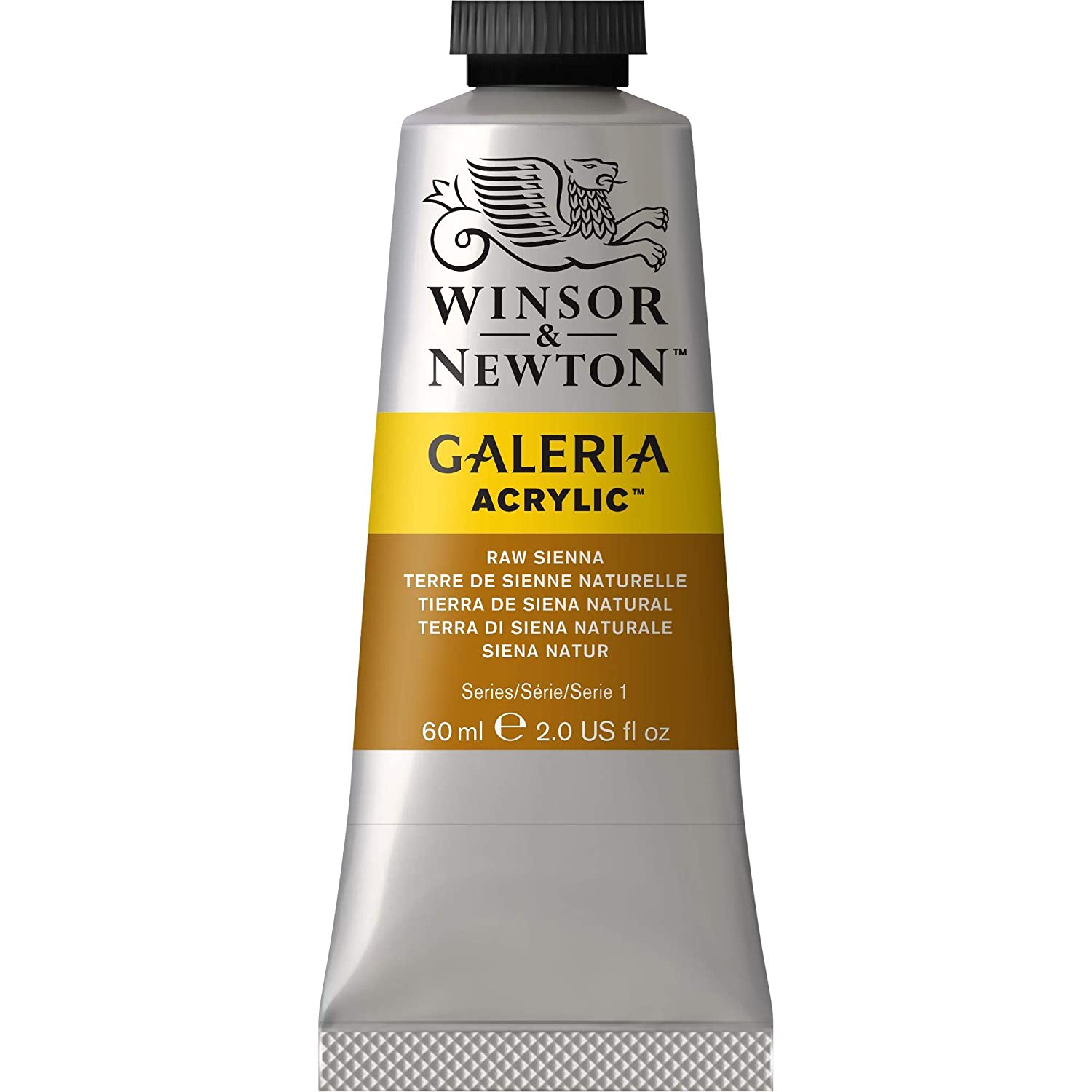 Winsor & Newton,60 ml (Pack of 1) SG Education GAL 2120552 Full Range of Galeria Acrylic, 60 mL Tube, Raw Sienna