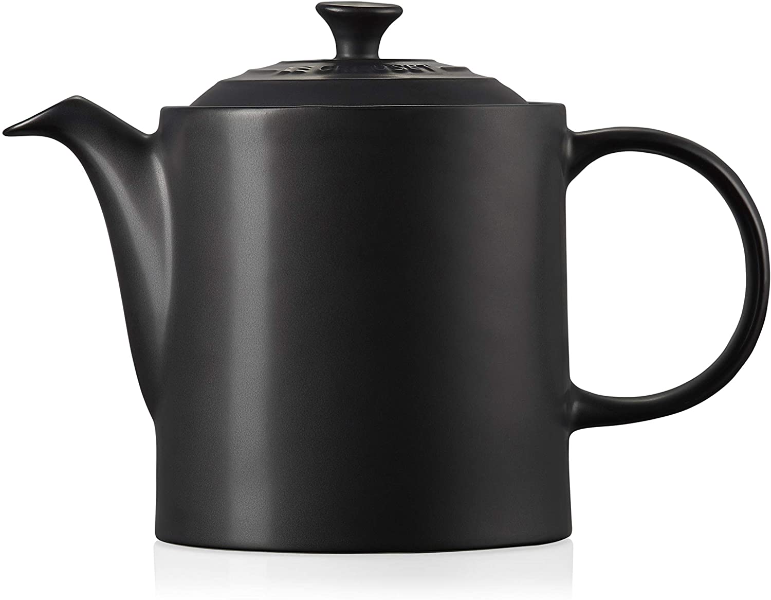 LE CREUSET Stoneware Grand Teapot, 1.3 Litres, Serves 4 Cups, Satin Black, 91011013000000, 23.00 x 13.00 x 17.50 cm - Image 3