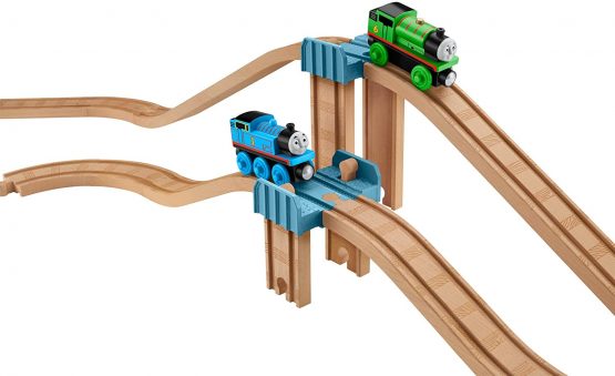 Fisher Price DFW99 - Thomas and Friends Wooden Railway Build-it-Higher Track Riser Set - Image 4