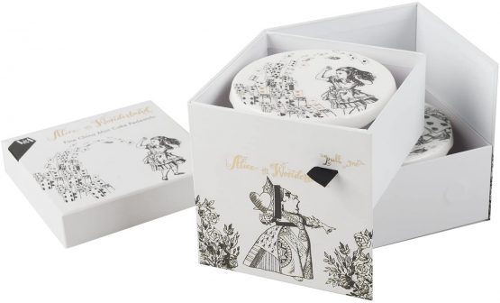 V&A Alice in Wonderland Mini Cake Stands, 10 x 10 x 5.3 cm - (Set of 2) - Image 4