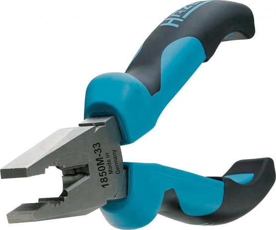 HAZET 1850M-33 180 mm Combination Pliers - Polished/Blasted - Image 2