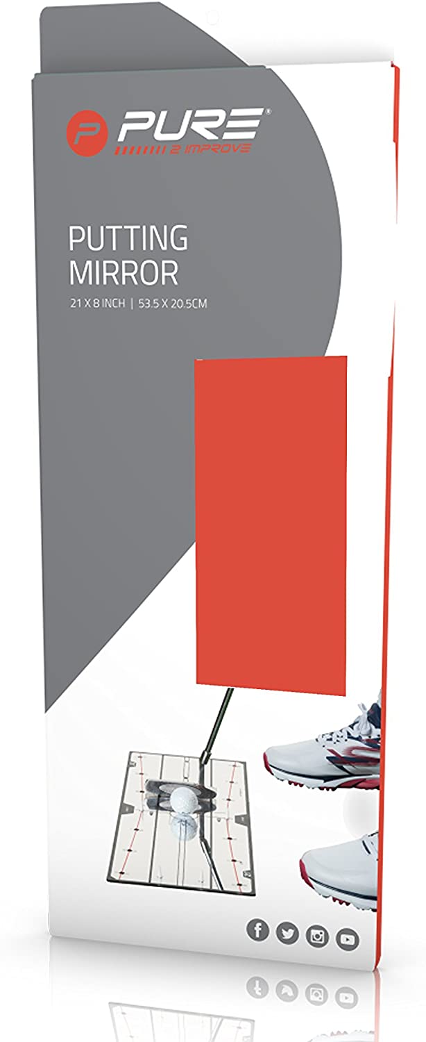 Pure2Improve Putting Mirror - Black, 21-Inch - Image 4