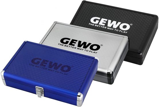 GEWO Unisex – Adult's Tischtennis Schlägerkoffer Alu-Safe Table Tennis Racket Case