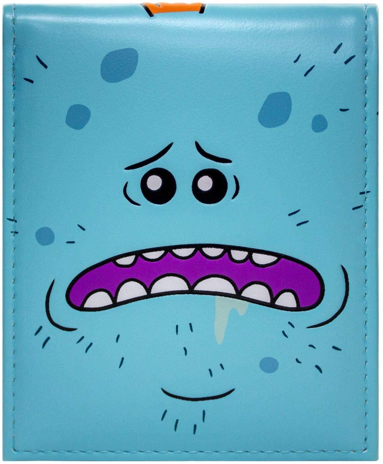 Rick & Morty Mr Meeseeks Existence Is Pain Blue Id & Card Bi-fold 