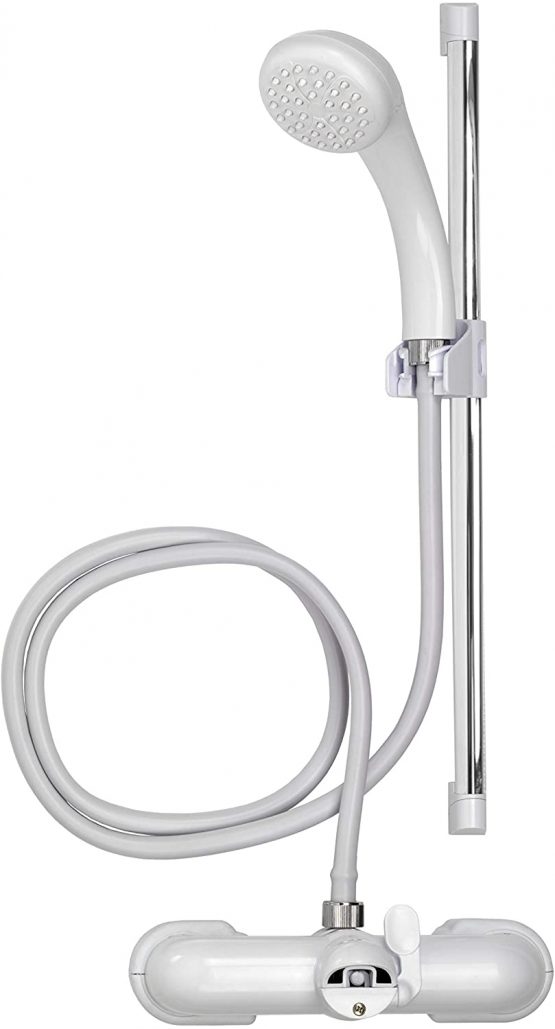 Croydex AB210022 Bath Shower Mixer Set, White