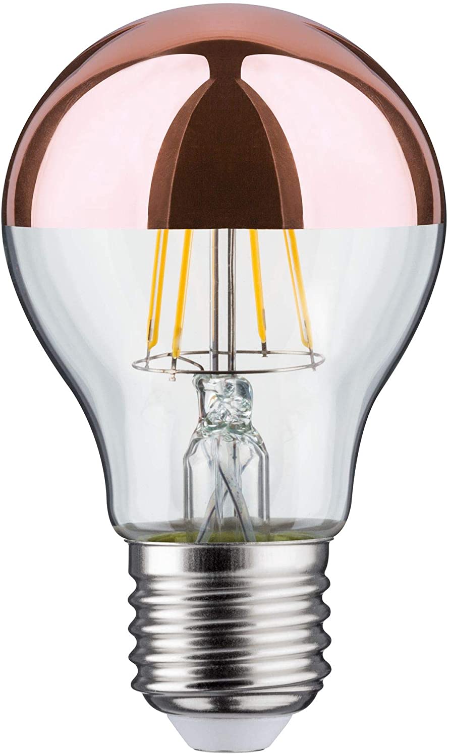 Paulmann 28671 LED lamp Filament GL 6.5 watts lamp Crown Mirror Copper 2700 K Warm White E27, 1 Stück (1er Pack) - Image 2