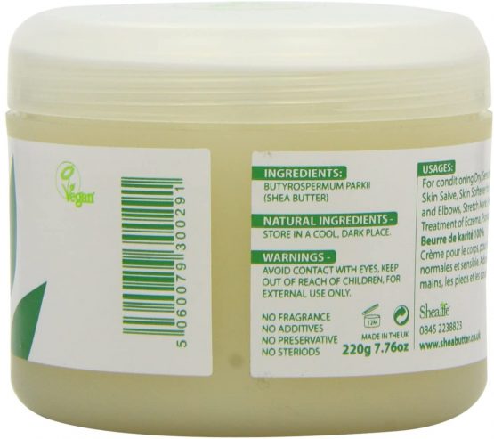 Shealife 100% Whipped Organic Shea Butter 220g - Image 4