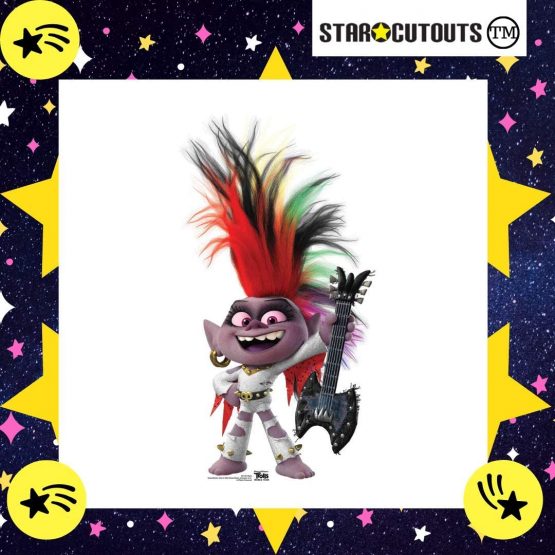 STAR CUTOUTS SC1504 Barb Trolls World Tour Lifesize Cardboard Cutout/Decoration Height 94cm Width 50cm, Multicolour - Image 4