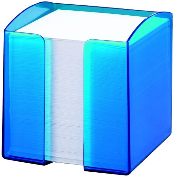 Durable Radiance Radiance Noteholder Plastic with 90x90mm Notes Translucent Blue Ref 1701682540
