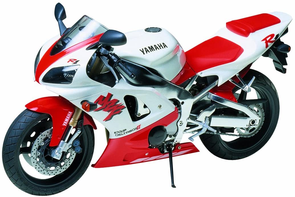 Tamiya 14073 Yamaha YZF-R1 1:12 Motorbike Model Kit, White