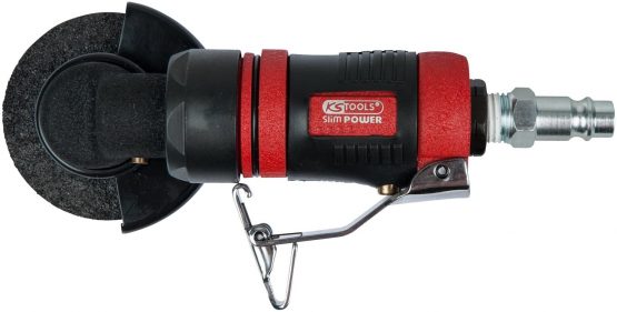KS Tools 515.5550 1/4 Inch SlimPower Mini Compressed Air Rod Cut-Off Grinder Short, Colour, 1/4 Zoll
