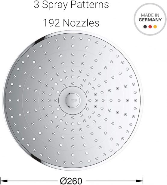 GROHE Universal 3 Spray 260 mm Overhead Showerhead 26455000 - Image 3