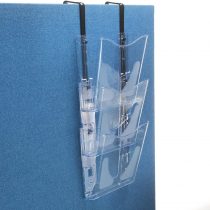 Deflecto CP081YT A4 Portrait Literature File with Hanging Bracket - Crystal