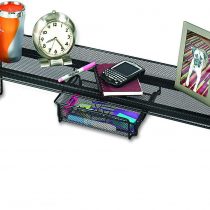 Safco 3604BL Onyx Mesh Off-Surface Shelf - Black