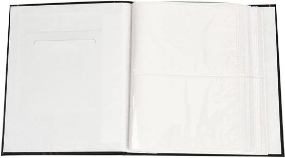 Arpan Fashion Design 200 Holds Photo Album for 4"X6" Photo with Window (Black Floral) - Image 3