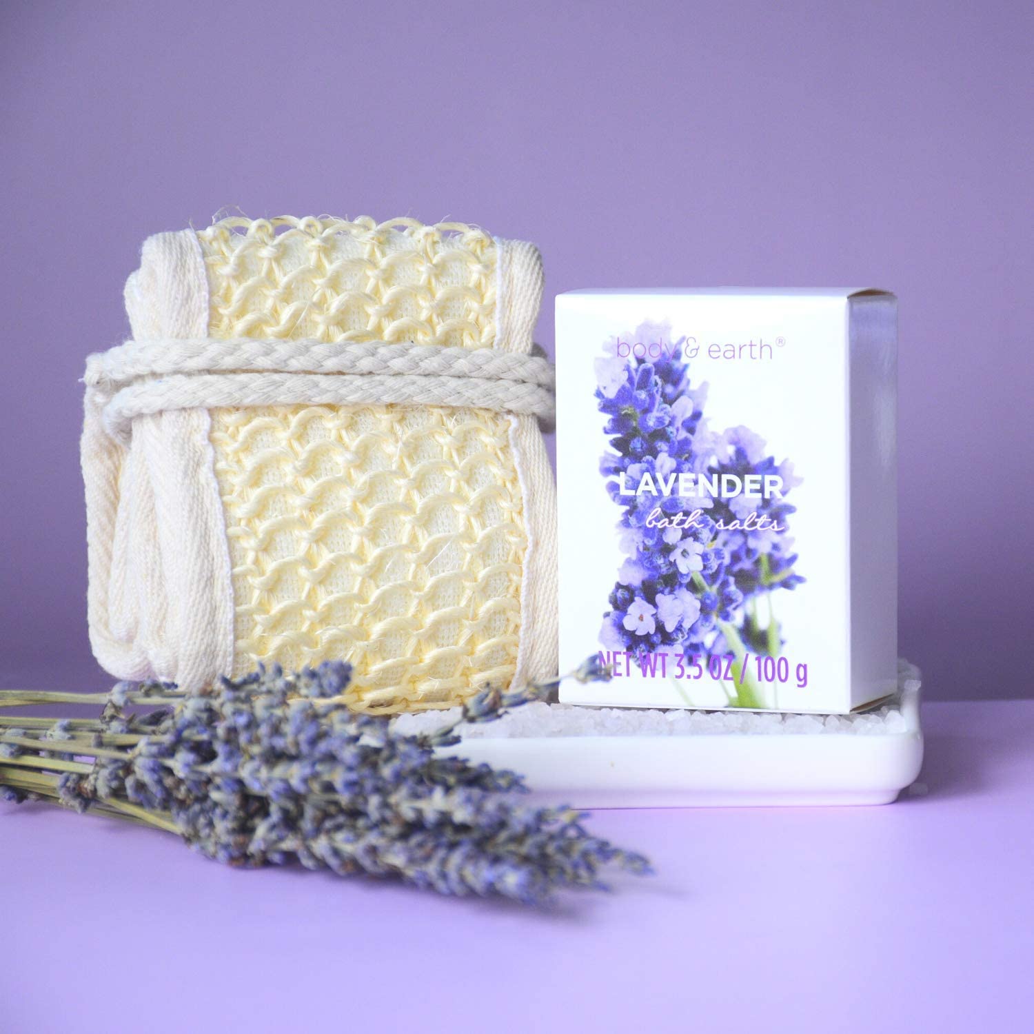 BODY & EARTH Spa Gift Sets for Women 11 Pcs Lavender Bath Set including Shower Gel, Bubble Bath, Body Lotion - Image 3