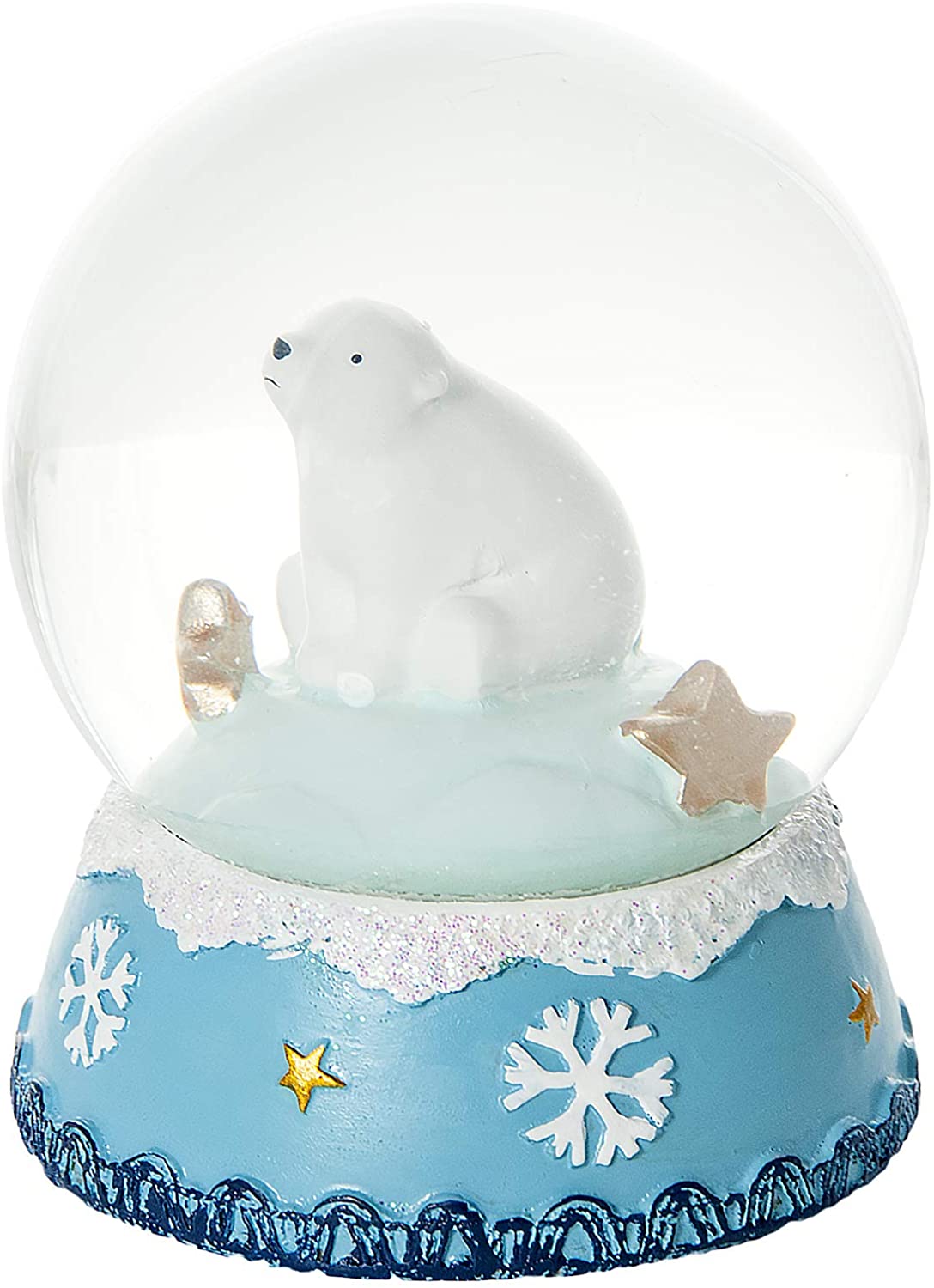 Mousehouse Gifts - Christmas Snow Globe with Non Musical Polar Bear, Glass Globe for Family Joy, Multicolor, Non Musical - Polar Bear - Image 3