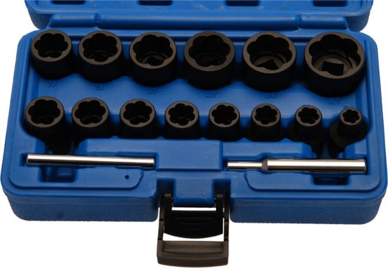 BGS 5269 | Special Socket Set / Screw Extractors | 12.5 mm (1/2") Drive | 8 - 27 mm | 16 pcs. - Image 2