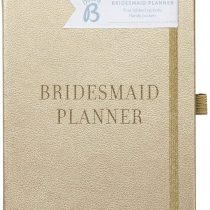 Busy B Wedding Bridesmaid Planner - A5 Faux Leather Gold Organiser