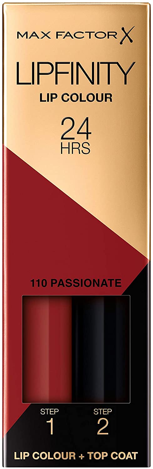 Max Factor Lipfinity Passionate, Long-Lasting, Two Step Lipstick, Vibrant Colour, Hydrating, Lasts 24 Hrs - Image 2