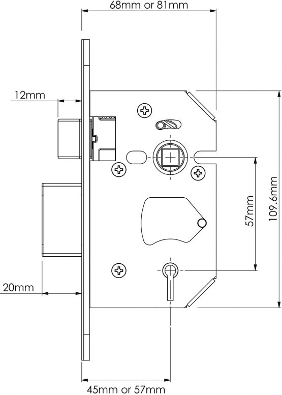Yale P-M550-CH-78 5 Lever Mortice Sashlock, Visi Pack, Suitable for External Doors, Chrome Finish, 3 Inch/76 mm - Image 3