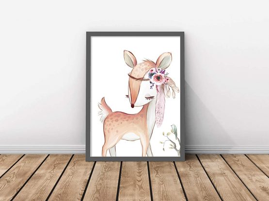 artpin® Children's Room Unicorn Poster A4 Pictures Baby Room Decorative Girls Set of 3 Pictures Wall Art P57 - Image 3