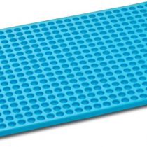 Songway Silicone Baking Mat BPA-Free Heat Resistant 446℉/230℃ Chocolate Mould Mini Baking Mould for Pet Biscuits Meat Baking Calorie Reducing (Blue)