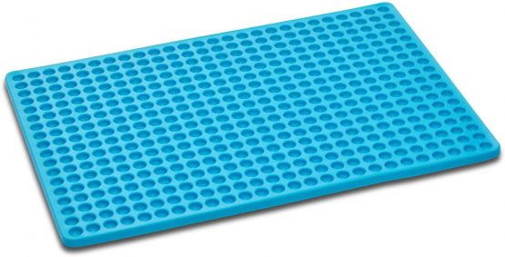 Songway Silicone Baking Mat BPA-Free Heat Resistant 446℉/230℃ Chocolate Mould Mini Baking Mould for Pet Biscuits Meat Baking Calorie Reducing (Blue)
