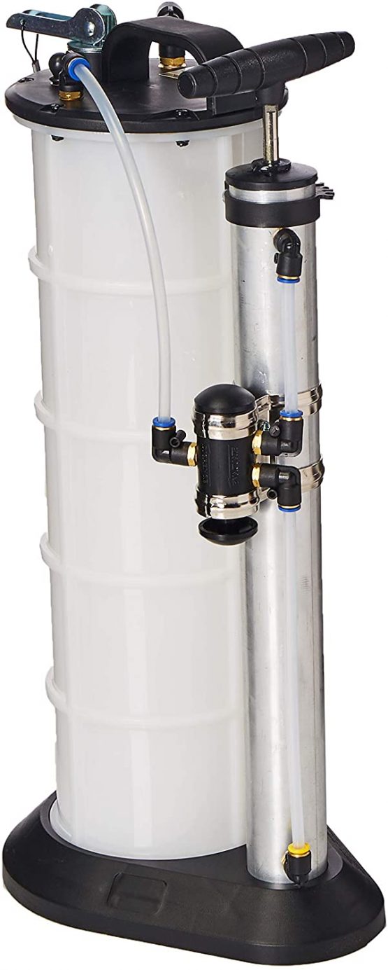 Mityvac 7201 Manual Fluid Evacuator Plus with 2.3 Gallon Reservoir; Evacuates or Dispenses Fluids with Push Button; Evacuate Through the Dipstick Tube - Image 2