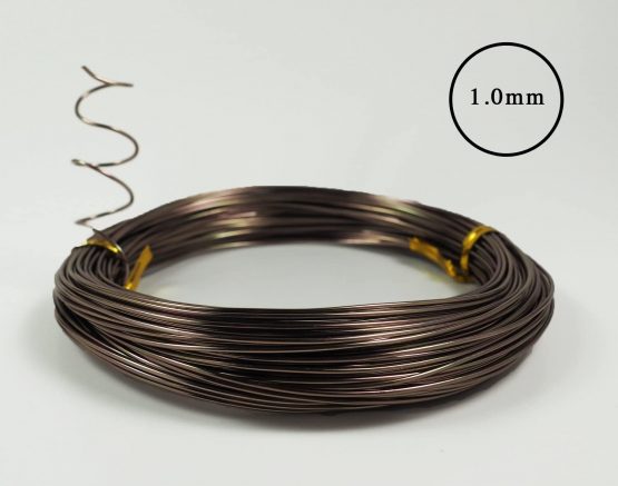 Grow A Bonsai Tree Anodized Aluminium Bonsai Training Wire 5-Size Starter Set - 1.0mm, 1.5mm, 2.0mm, 2.5mm, 3.0mm (147 Feet Total) - Choose Your Color (5 Sizes, Brown) - Image 2
